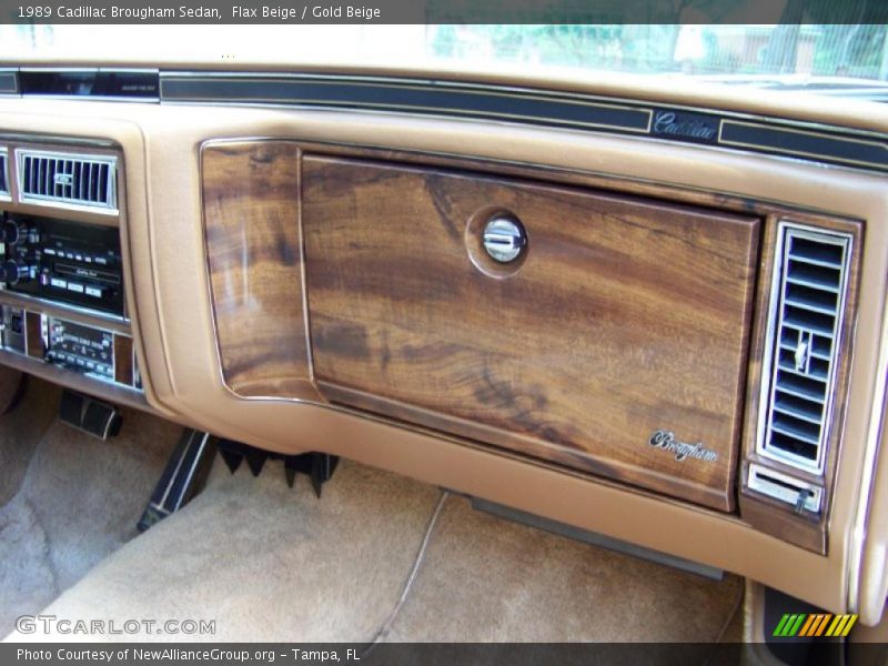 Flax Beige / Gold Beige 1989 Cadillac Brougham Sedan