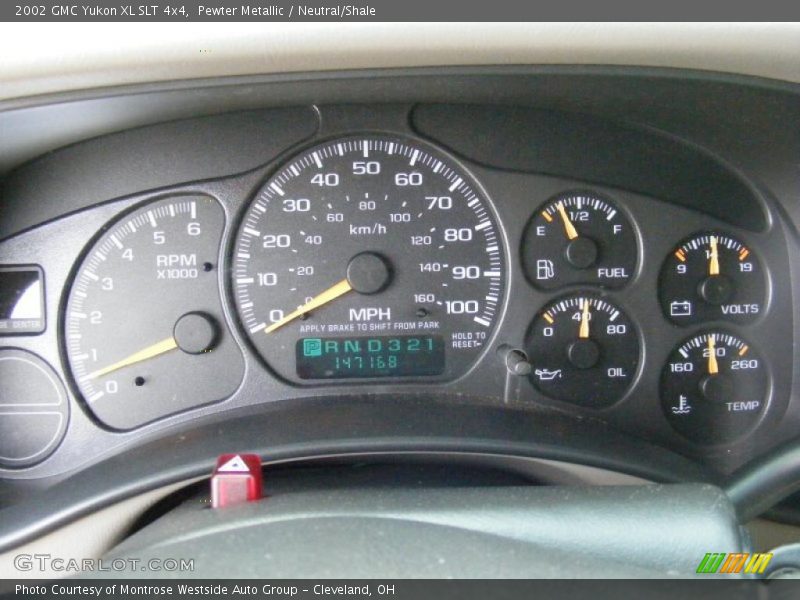 Pewter Metallic / Neutral/Shale 2002 GMC Yukon XL SLT 4x4
