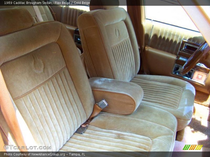 Flax Beige / Gold Beige 1989 Cadillac Brougham Sedan