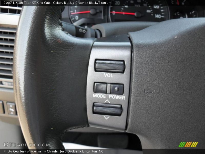 Galaxy Black / Graphite Black/Titanium 2007 Nissan Titan SE King Cab