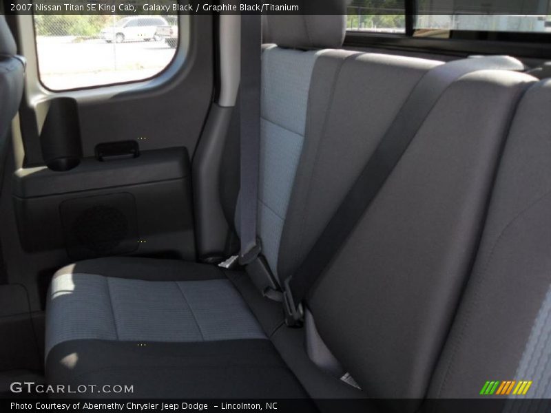 Galaxy Black / Graphite Black/Titanium 2007 Nissan Titan SE King Cab