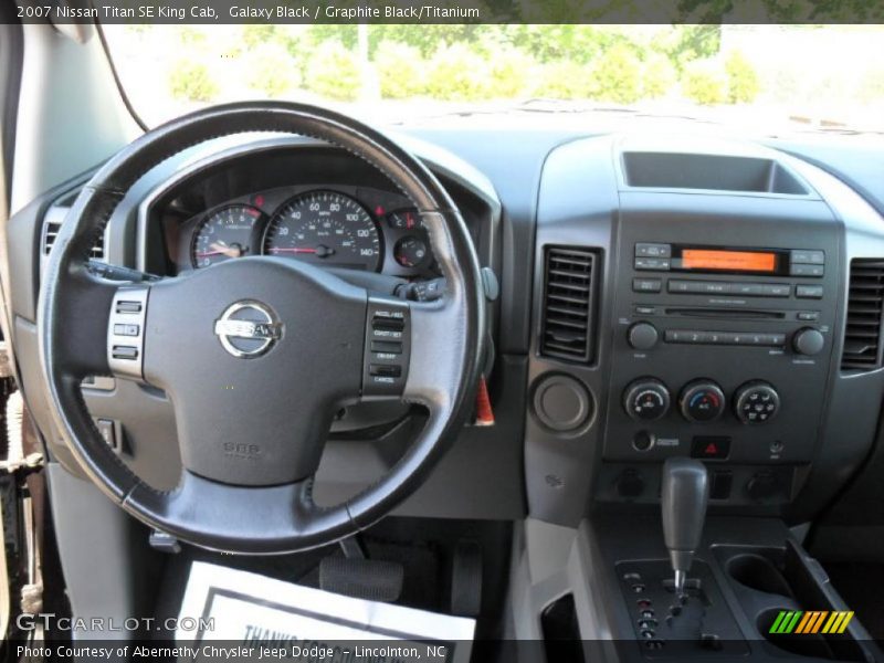 Galaxy Black / Graphite Black/Titanium 2007 Nissan Titan SE King Cab