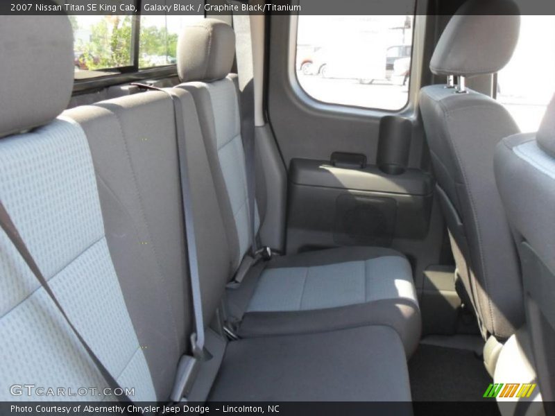 Galaxy Black / Graphite Black/Titanium 2007 Nissan Titan SE King Cab
