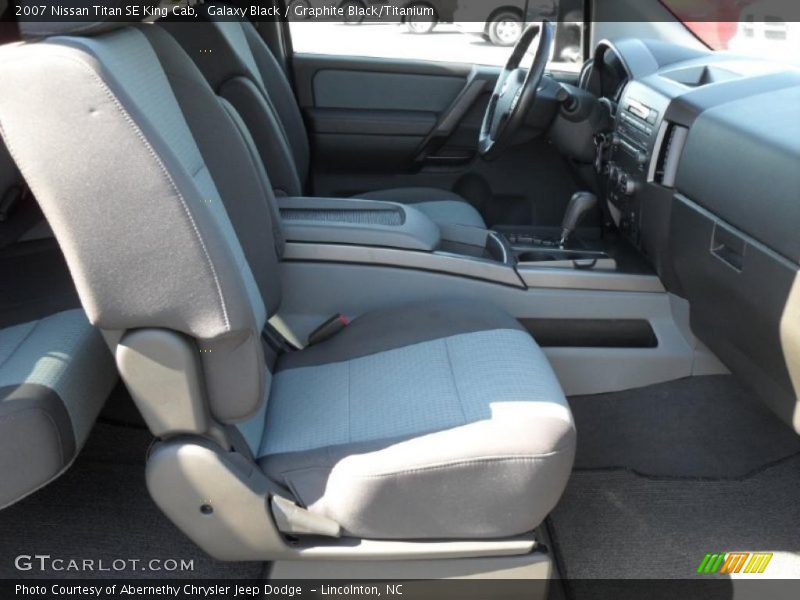 Galaxy Black / Graphite Black/Titanium 2007 Nissan Titan SE King Cab