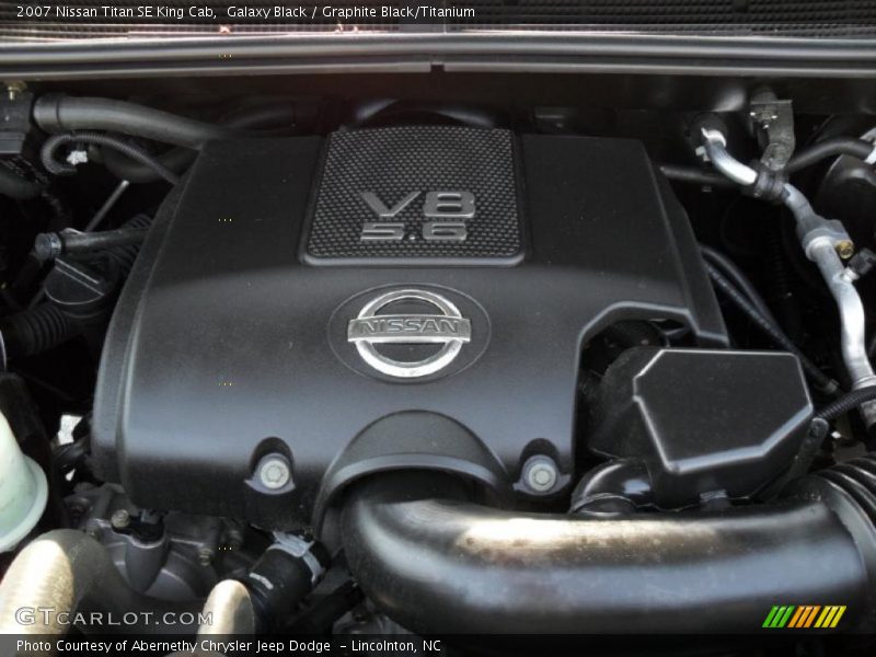Galaxy Black / Graphite Black/Titanium 2007 Nissan Titan SE King Cab