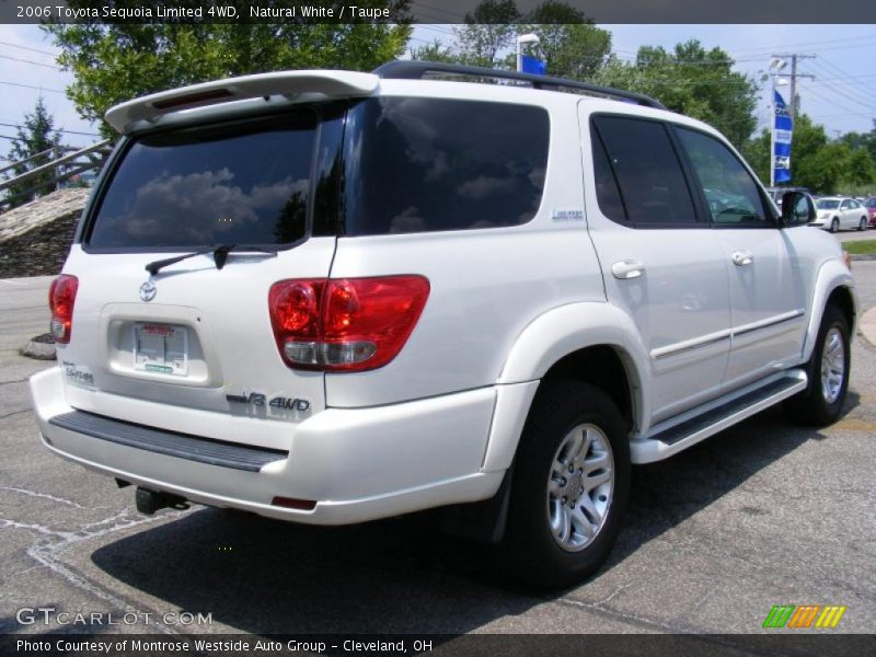 Natural White / Taupe 2006 Toyota Sequoia Limited 4WD