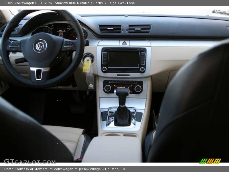 Shadow Blue Metallic / Cornsilk Beige Two-Tone 2009 Volkswagen CC Luxury