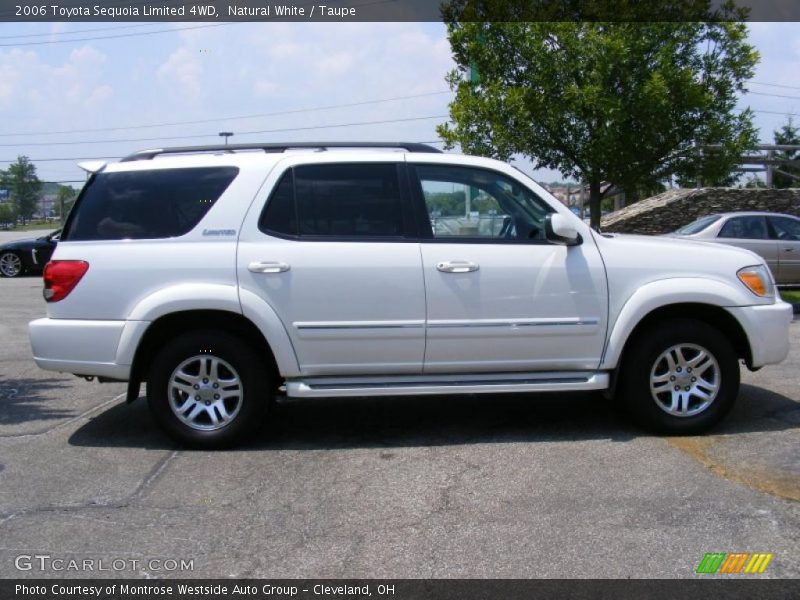 Natural White / Taupe 2006 Toyota Sequoia Limited 4WD