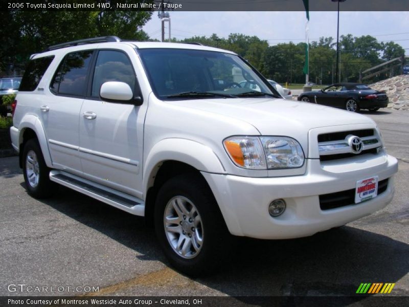 Natural White / Taupe 2006 Toyota Sequoia Limited 4WD