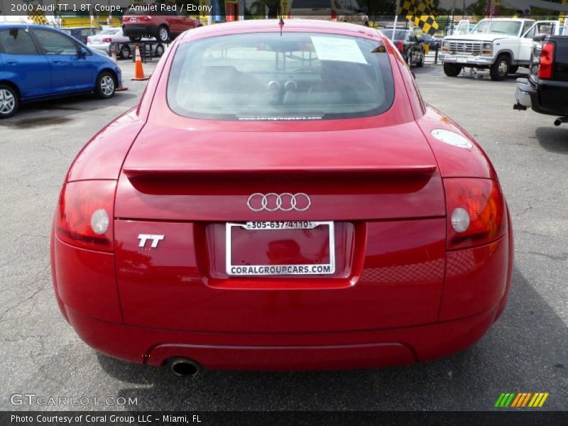 Amulet Red / Ebony 2000 Audi TT 1.8T Coupe