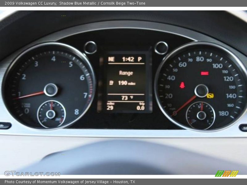 Shadow Blue Metallic / Cornsilk Beige Two-Tone 2009 Volkswagen CC Luxury