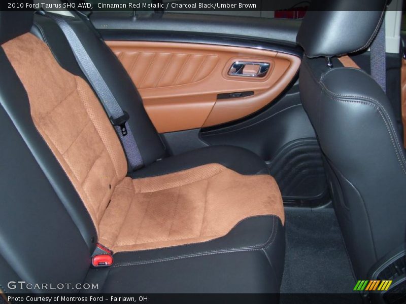 Cinnamon Red Metallic / Charcoal Black/Umber Brown 2010 Ford Taurus SHO AWD