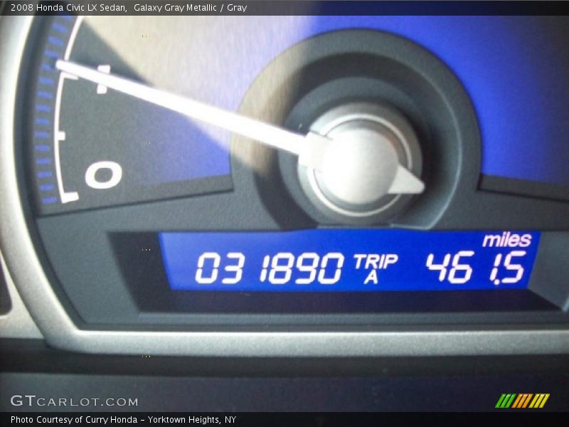 Galaxy Gray Metallic / Gray 2008 Honda Civic LX Sedan