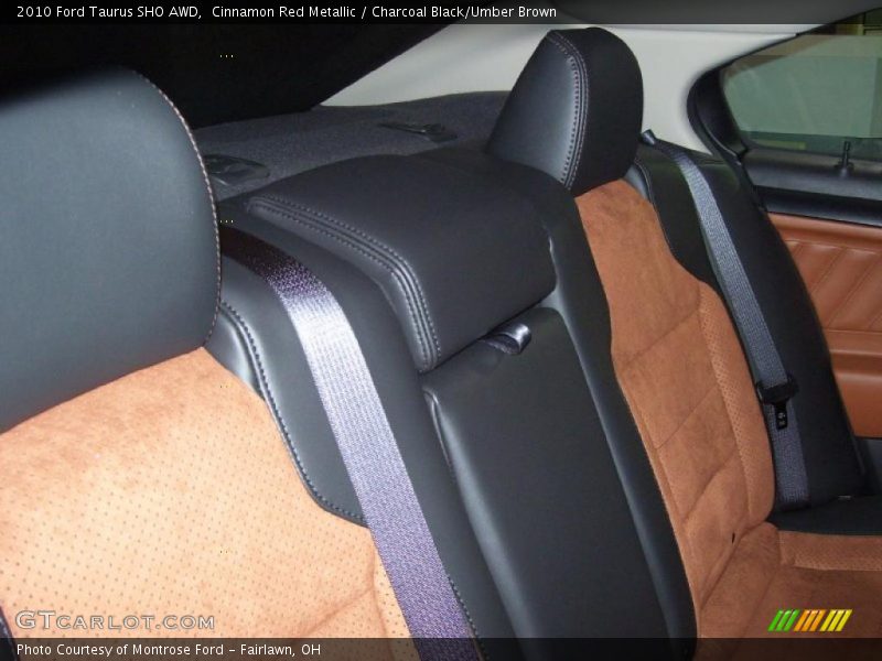Cinnamon Red Metallic / Charcoal Black/Umber Brown 2010 Ford Taurus SHO AWD