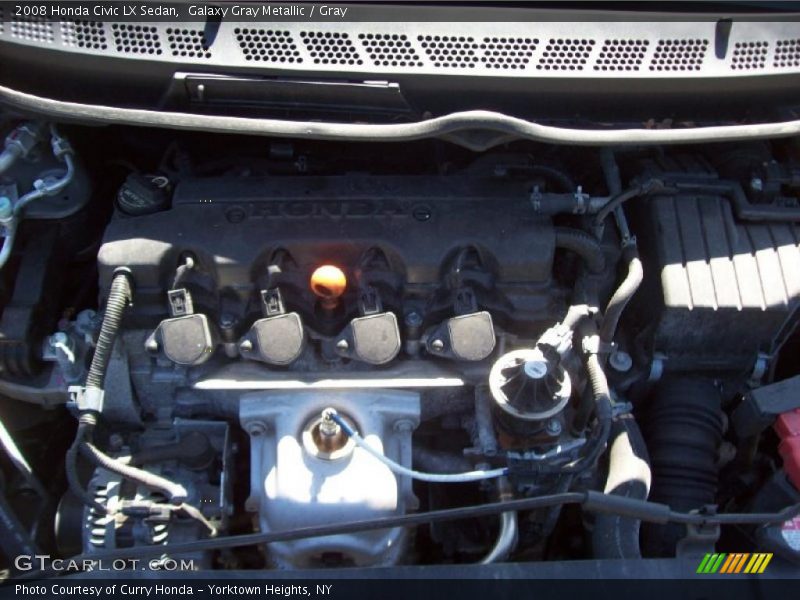 Galaxy Gray Metallic / Gray 2008 Honda Civic LX Sedan