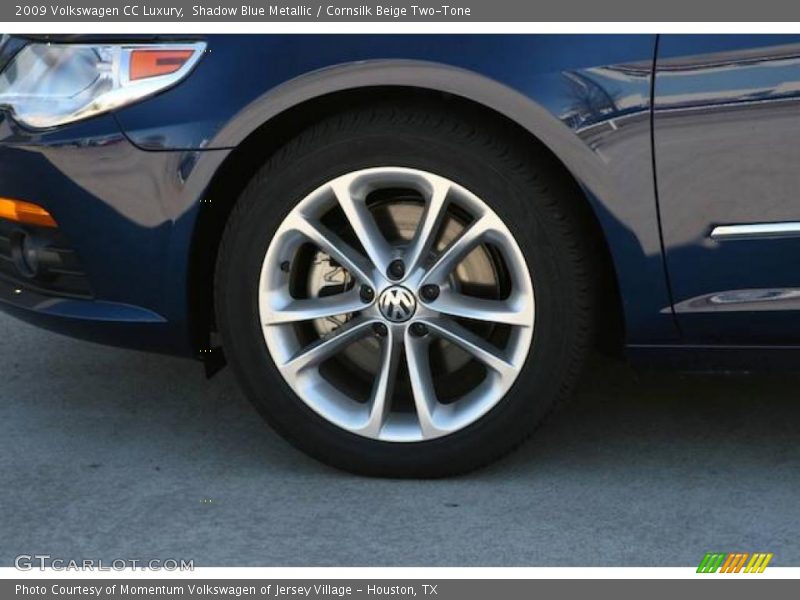 Shadow Blue Metallic / Cornsilk Beige Two-Tone 2009 Volkswagen CC Luxury
