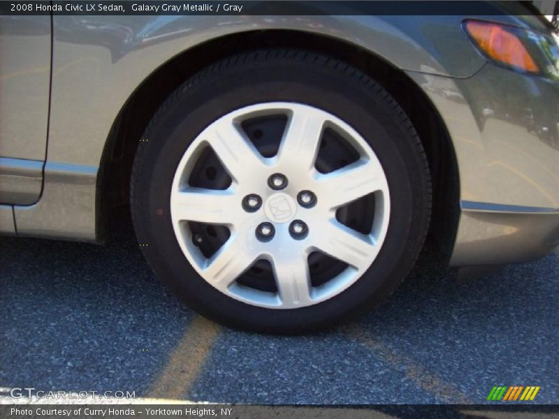 Galaxy Gray Metallic / Gray 2008 Honda Civic LX Sedan