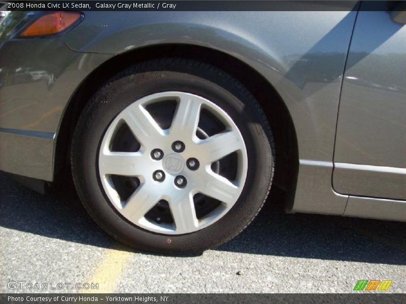 Galaxy Gray Metallic / Gray 2008 Honda Civic LX Sedan