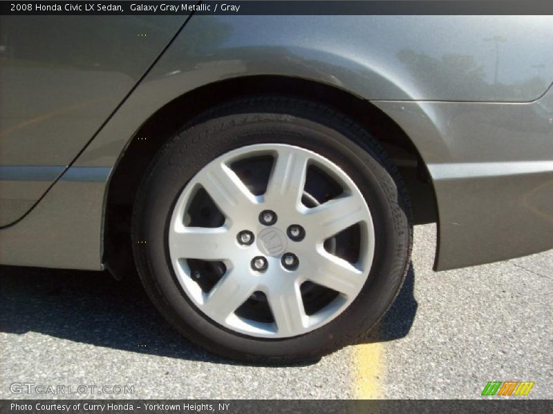 Galaxy Gray Metallic / Gray 2008 Honda Civic LX Sedan