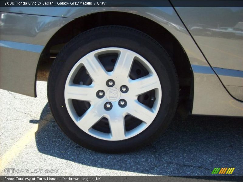 Galaxy Gray Metallic / Gray 2008 Honda Civic LX Sedan