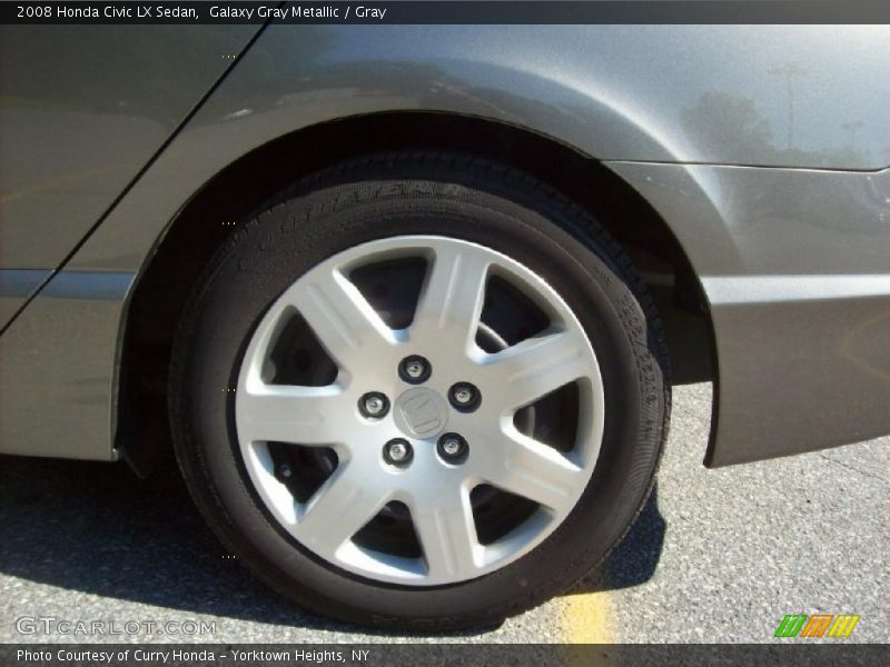 Galaxy Gray Metallic / Gray 2008 Honda Civic LX Sedan
