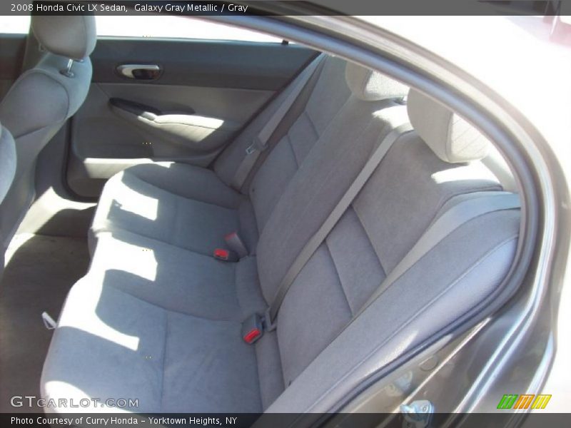 Galaxy Gray Metallic / Gray 2008 Honda Civic LX Sedan