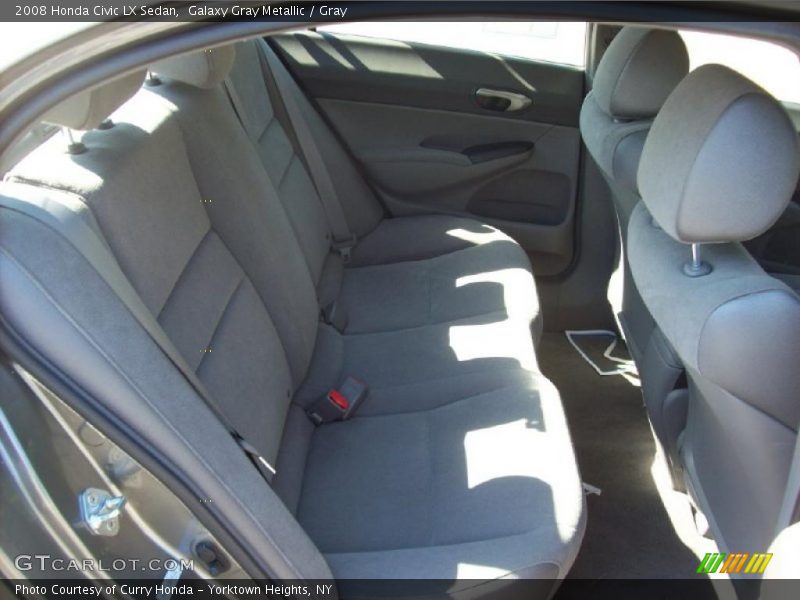Galaxy Gray Metallic / Gray 2008 Honda Civic LX Sedan
