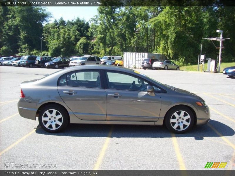 Galaxy Gray Metallic / Gray 2008 Honda Civic LX Sedan