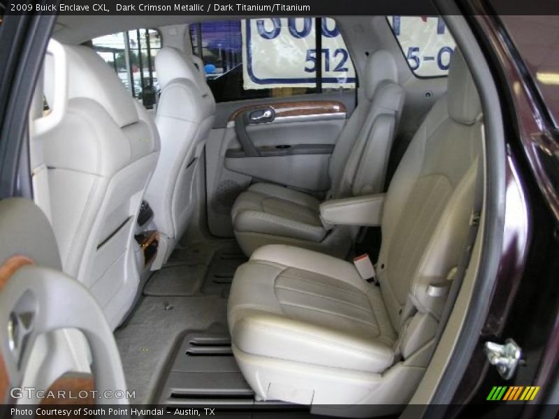 Dark Crimson Metallic / Dark Titanium/Titanium 2009 Buick Enclave CXL