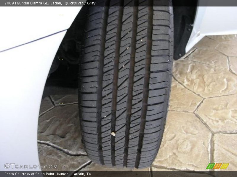 Quicksilver / Gray 2009 Hyundai Elantra GLS Sedan