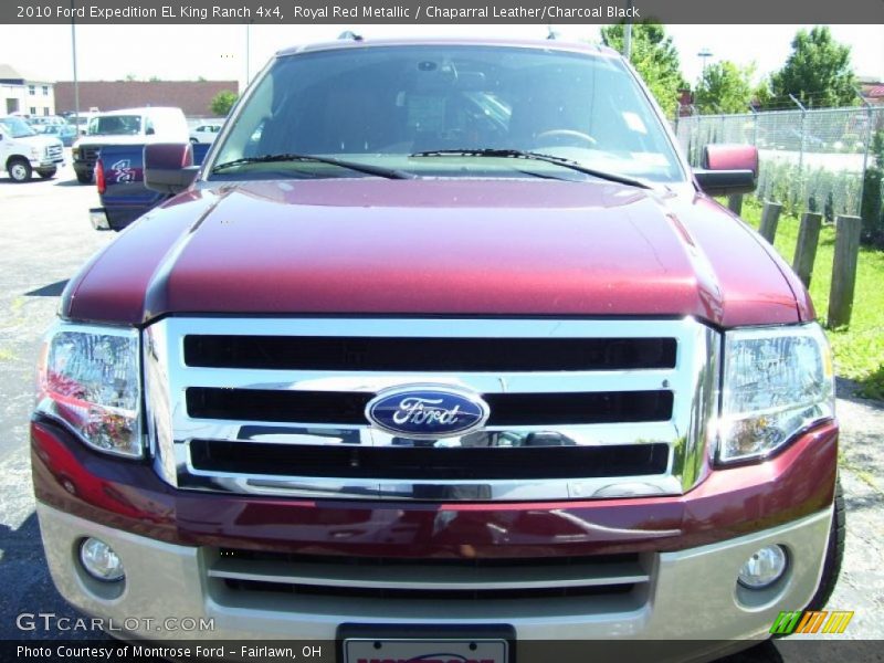 Royal Red Metallic / Chaparral Leather/Charcoal Black 2010 Ford Expedition EL King Ranch 4x4