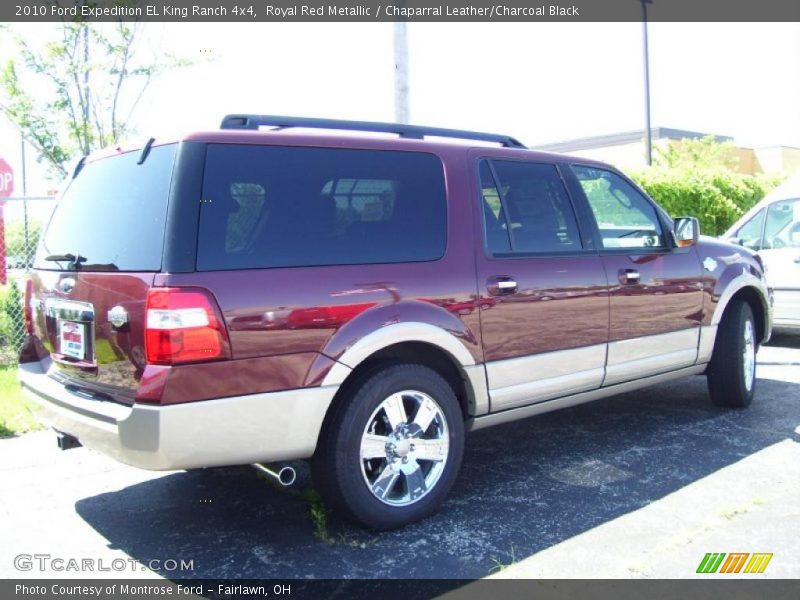 Royal Red Metallic / Chaparral Leather/Charcoal Black 2010 Ford Expedition EL King Ranch 4x4