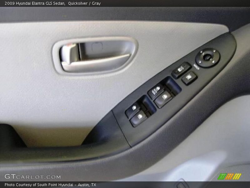 Quicksilver / Gray 2009 Hyundai Elantra GLS Sedan