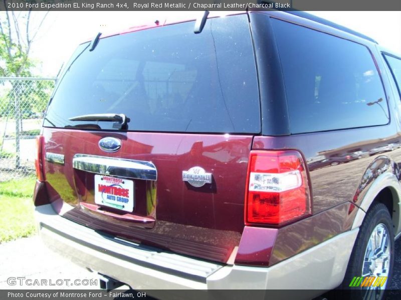 Royal Red Metallic / Chaparral Leather/Charcoal Black 2010 Ford Expedition EL King Ranch 4x4