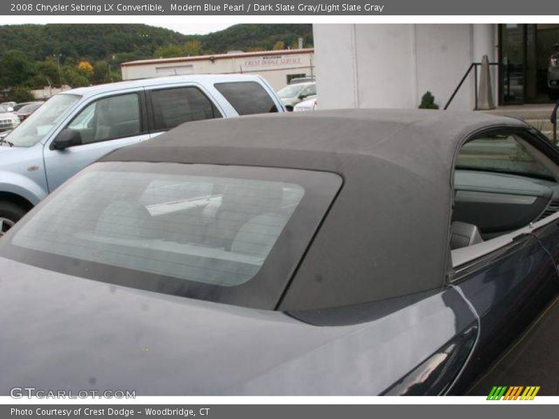 Modern Blue Pearl / Dark Slate Gray/Light Slate Gray 2008 Chrysler Sebring LX Convertible