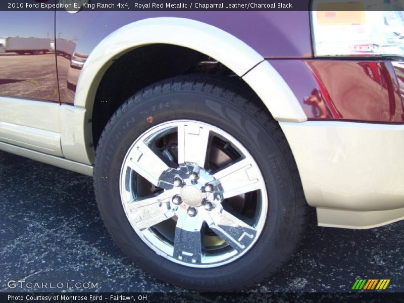 Royal Red Metallic / Chaparral Leather/Charcoal Black 2010 Ford Expedition EL King Ranch 4x4