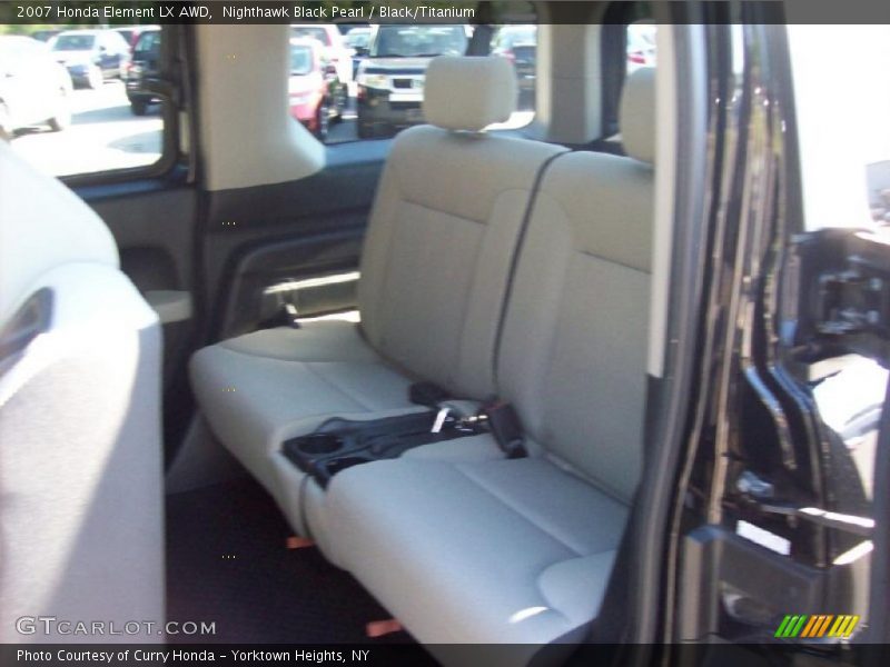 Nighthawk Black Pearl / Black/Titanium 2007 Honda Element LX AWD