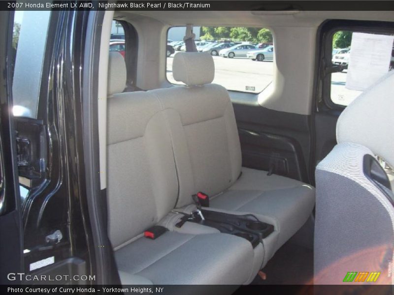 Nighthawk Black Pearl / Black/Titanium 2007 Honda Element LX AWD