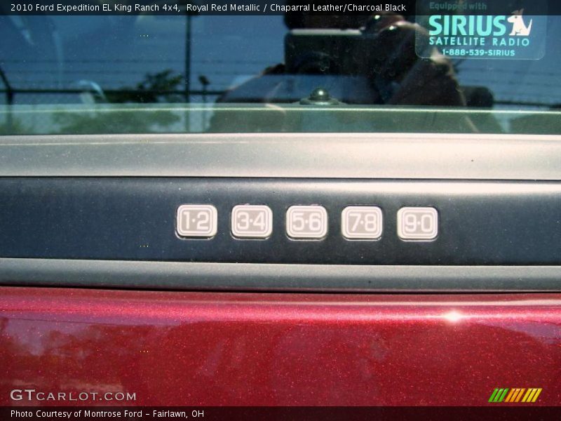 Royal Red Metallic / Chaparral Leather/Charcoal Black 2010 Ford Expedition EL King Ranch 4x4