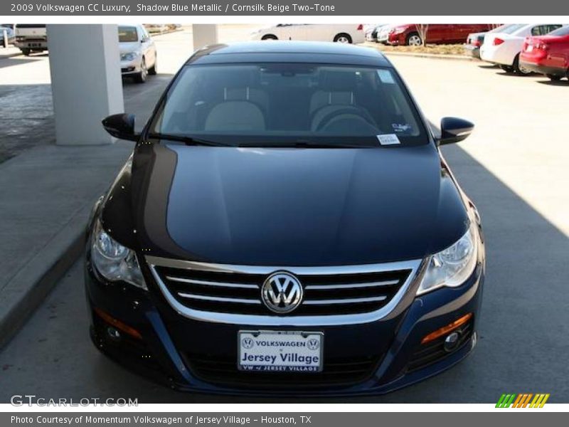 Shadow Blue Metallic / Cornsilk Beige Two-Tone 2009 Volkswagen CC Luxury