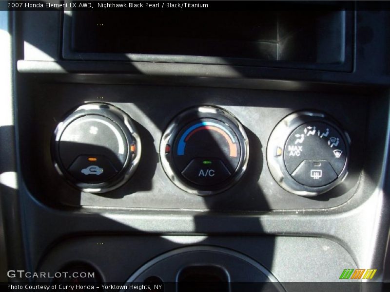 Nighthawk Black Pearl / Black/Titanium 2007 Honda Element LX AWD