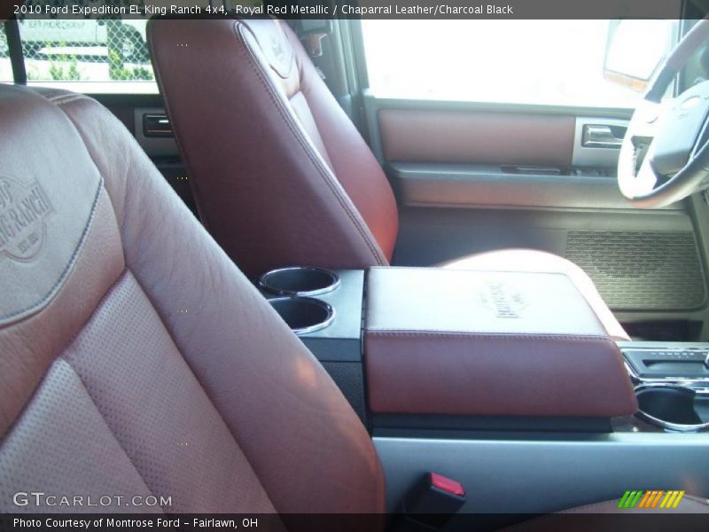 Royal Red Metallic / Chaparral Leather/Charcoal Black 2010 Ford Expedition EL King Ranch 4x4