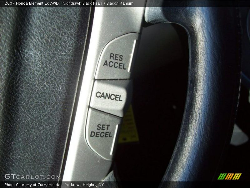 Nighthawk Black Pearl / Black/Titanium 2007 Honda Element LX AWD