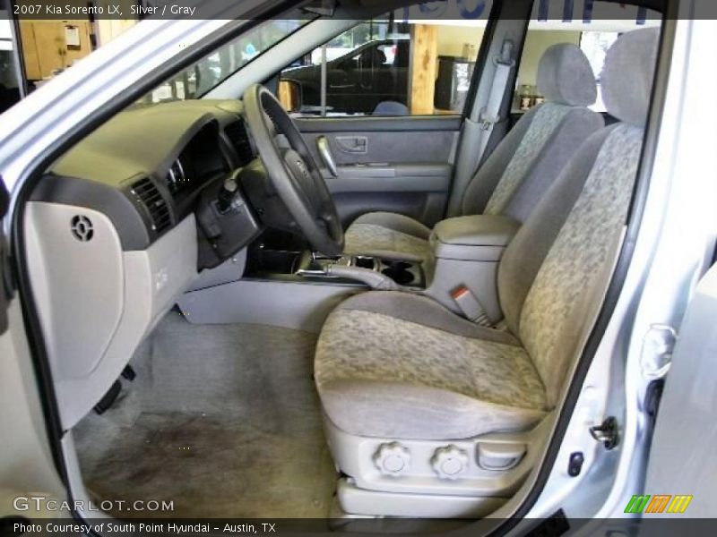 Silver / Gray 2007 Kia Sorento LX