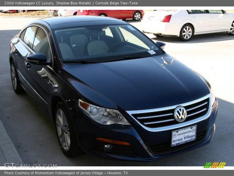 Shadow Blue Metallic / Cornsilk Beige Two-Tone 2009 Volkswagen CC Luxury