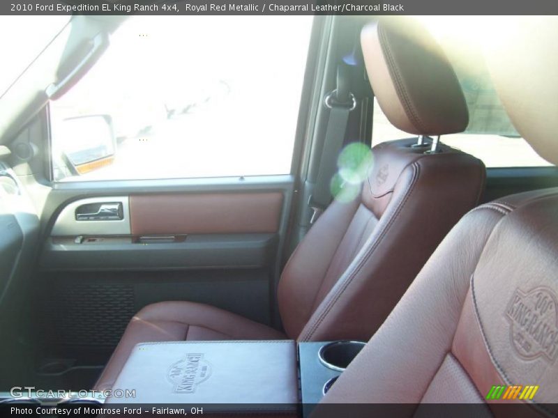 Royal Red Metallic / Chaparral Leather/Charcoal Black 2010 Ford Expedition EL King Ranch 4x4