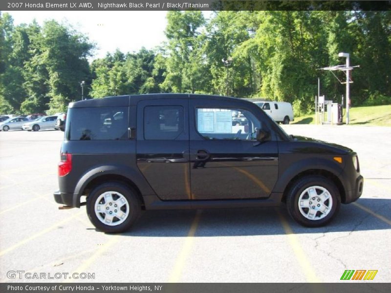 Nighthawk Black Pearl / Black/Titanium 2007 Honda Element LX AWD