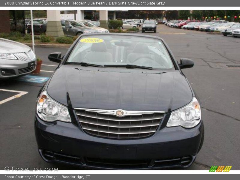 Modern Blue Pearl / Dark Slate Gray/Light Slate Gray 2008 Chrysler Sebring LX Convertible