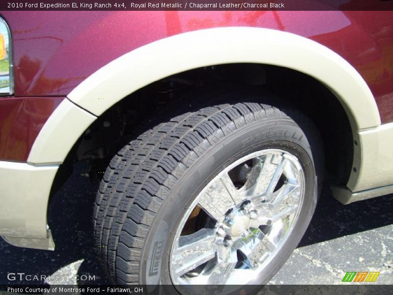 Royal Red Metallic / Chaparral Leather/Charcoal Black 2010 Ford Expedition EL King Ranch 4x4