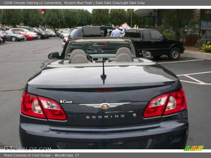 Modern Blue Pearl / Dark Slate Gray/Light Slate Gray 2008 Chrysler Sebring LX Convertible